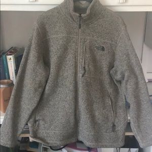 North face heathers grey outdoor jacket!